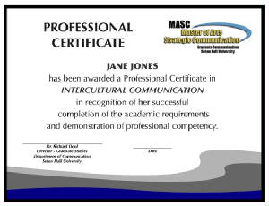 professional certificates